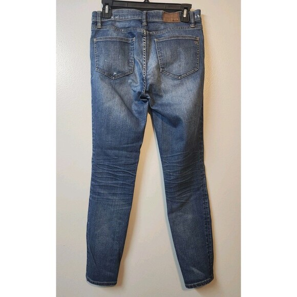 Madewell Womens Slim Skinny Jeans Blue Stretch Medium Wash Mid Rise Denim 28 - Picture 3 of 6